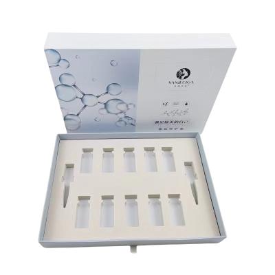China Caja de embalaje de cartón magnético cosmético con logotipo personalizado ligero en venta
