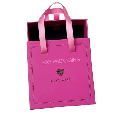 Κίνα OEM Luxury Gift Box Custom Packaging Box για δαχτυλίδια κοσμημάτων με λαβή προς πώληση