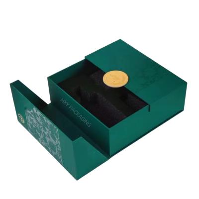 China Varnishing Luxury Gift Packaging Boxes Double Side Open With Logo ODM for sale