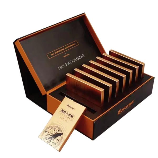 Quality Magnetic Chocolate Candy Boxes Luxury Custom Cosmetic Packaging Gift Box for sale