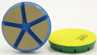 China Disco abrasivo en enlace de cerámica del tampón para pulir de 3 pulgadas en venta