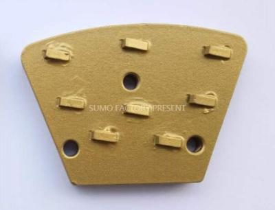 China CPS Trapezoid Chip Scraper PCD  Magnetic Connection Diamond Grinding Shoes fast change for sale