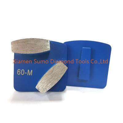 China Scanmaskin Grinder Redi Lock Diamonds With Oval Shape Segments for sale