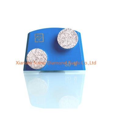 China Sharp Concrete Grinding Tools Double Round Segments For LAVINA  Grinders for sale