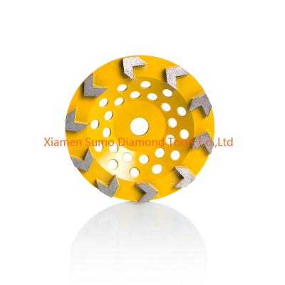 China Remoção rápida concreta da seta da força da roda do copo do diamante de 7 polegadas à venda