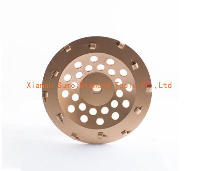 China 7 Inch  PCD Grinding Wheel Stable Performance Easy To Install for sale