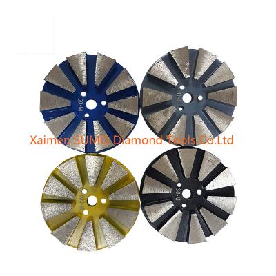 China Velcro Backed Diamond Grinding Block For Stonekor Concrete Grinder for sale