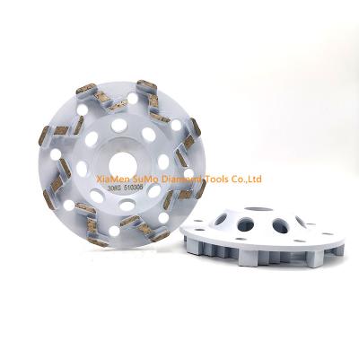 China Zigzag Segment  Diamond Cup Wheel High Efficiency Quick Removal for sale