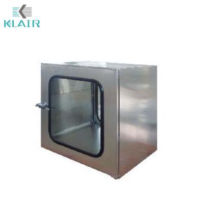 China Transfer Window Stainless Steel Pass Thru Box Built In Boor Electromagnetic Interlock for sale