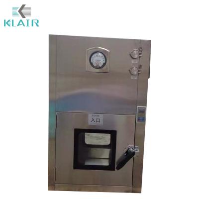 China 220V 50 / 60Hz Stainless Steel Air Shower Pass Box Electronic Or Mechanical Type for sale