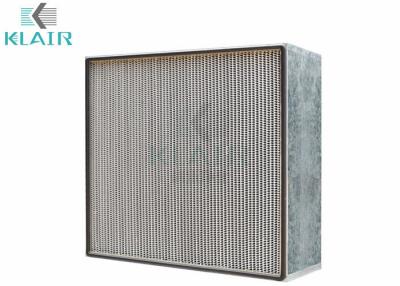 China KLAIR Deep Pleated Hepa Air Filter Glass Fiber With 600 Pa Final Resistance for sale