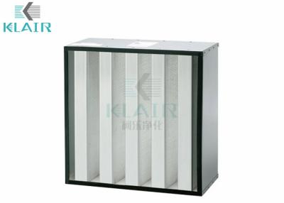 China Altos filtros de aire de la HVAC del acuerdo del flujo de aire con el marco galvanizado del hierro en venta