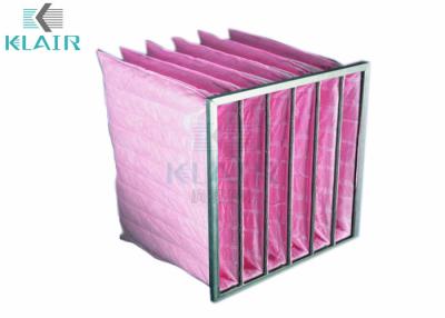 China G4 Synthetic Fine Bag Air Filters Aluminum / Galvanized steel For All Hvac Systems for sale