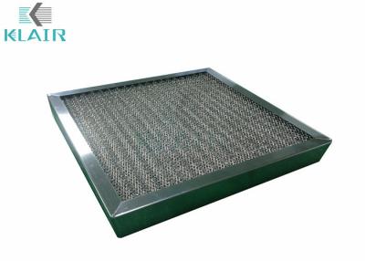 China Filtro de ar de alta temperatura lavável resistente à corrosão com quadro superior do Sus à venda