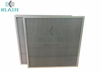China Permanent Metal Pleated Air Filters For Average Dust Loading Conditions for sale
