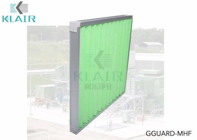 China Marco de aluminio ligero plisado el panel de los filtros de aire para el sistema de aire acondicionado en venta