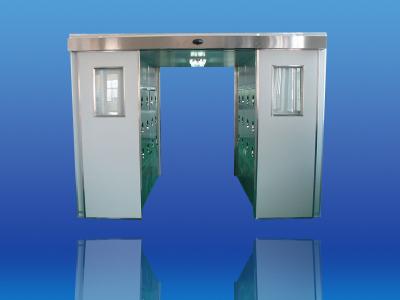 China Automatic Sliding Door Cleanroom Air Shower For Person / Cargo Dust Removal for sale