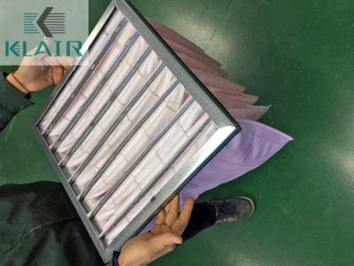 China Commercial Bag Air Filters Air Handling Unit AHU Filter New Standard ISO 16890 Epm1 for sale