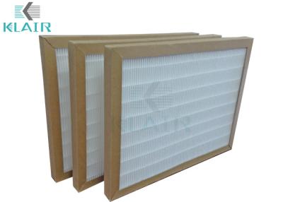 China Waterproof Cardboard Air Filter With High Dust Holding Capacity 400 x 400 x 50mm for sale