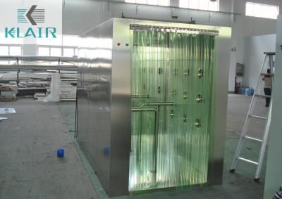 China Air Shower Tunnel Microprocessor Controller With Soft Curtain Door for sale
