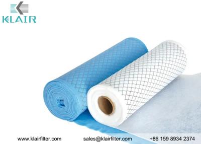 China KLAIR Expanded Metal Mesh Laminated Air Filter Media Roll G3 G4 Class for sale
