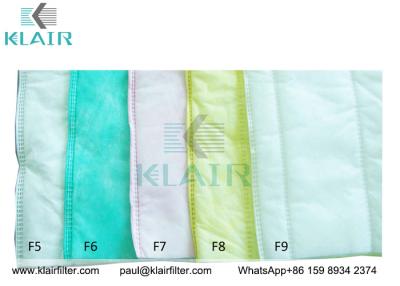China KLAIR Air Filter Synthetic Bag Filter Media Bag Filter Roll Pocket Filter Media Roll for sale