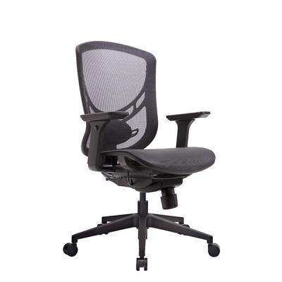 China Multifunctional Ergonomic Executive Desk Chair 4D Armrest Staff Office Chair for sale