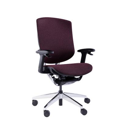 China Marrit Red Swivel Chairs with Aluminum High Quality Ergonomic Office Chair for sale