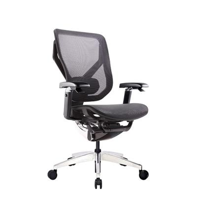 China Black Ergo Mesh Manager Chair Staff Office Chair Swivel Seating for sale
