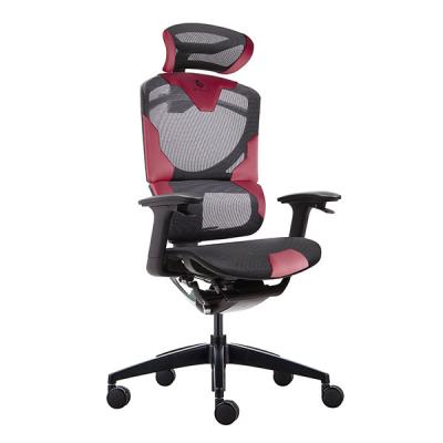 China Black Red 4D Armrest Wintex Mesh Gaming Chairs 340mm Nylon Base for sale