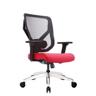 China Fabric Upholstery Office Chair Adjustable Backrest Mesh Computer Task Chairs for sale