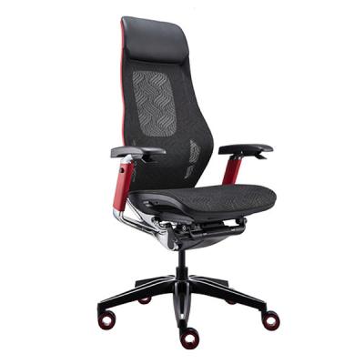 China Cambio respirable de la paleta 5D de la alta del eslabón giratorio silla trasera del juego que compite con la silla ejecutiva ergonómica de la silla en venta