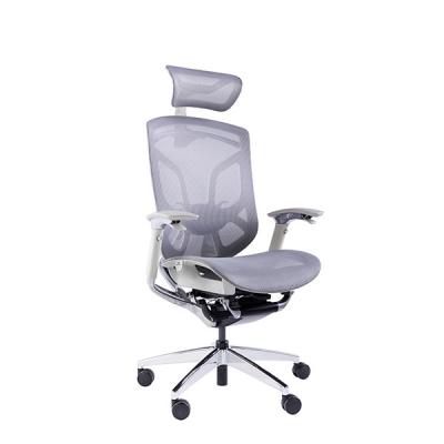 China High Back Executive Online Office Chair With Headrest Swivel Ergo Curve Mesh for sale