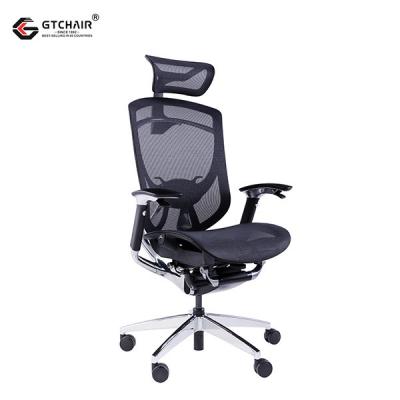 China IFIT Lumbar Support Ergonomic Chairs High Back Executive With Headrest for sale