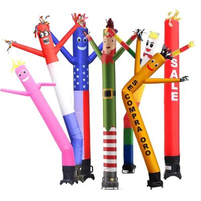 China Size 5m Custom Inflatable Tube Man With Blower For Promotion for sale
