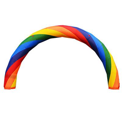 China Five Sides Giant Inflatable Rainbow Arch ODM Digital Printing for sale