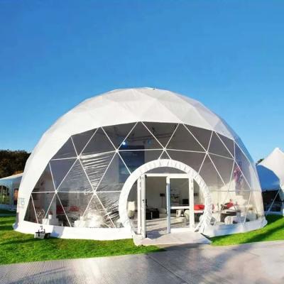 China Tienda de campo inflables al aire libre geodésica con cúpula, PVC prefabricado impermeable en venta