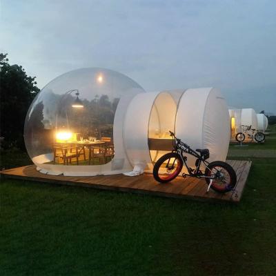 China Tenda de cúpula lujosa inflable Casa de burbujas Lodge Fiesta de alquiler ODM en venta