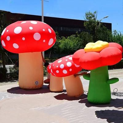 China LED Giant Inflatable Mushroom for sale