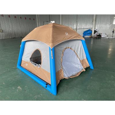 China Foldable Inflatable Camping Tent Air Frame Tent With Air Pump for sale