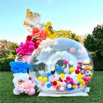 China Portable Inflatable Transparent Bubble Tent 5m OEM With Blower for sale