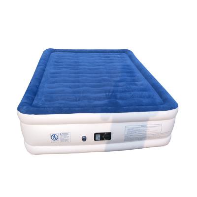 China Customized Inflatable Air Mattresses PVC Material Double Air Mattress for sale
