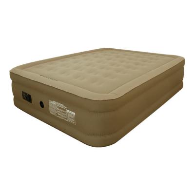 China Electric Folding Air Mattress Bed Waterproof Flocked PVC Customized for sale