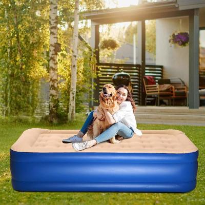 China Amazing Blow Up Air Bed Automatic Electric Inflatable Bed For Sleeping for sale