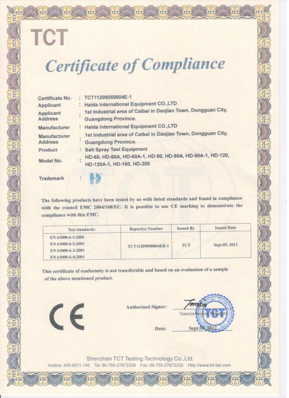 Proveedor verificado de China - Haida Equipment Co., Ltd