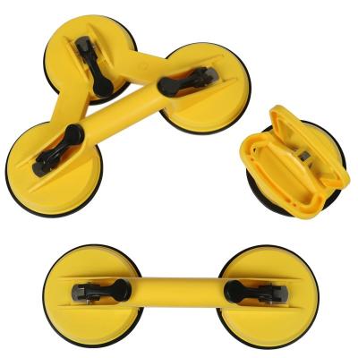 China Single Claw Plastic / Aluminum Heavy Duty Glass Vacuum Suction sucker Tools for Tile Ceramic Glass Installation for sale