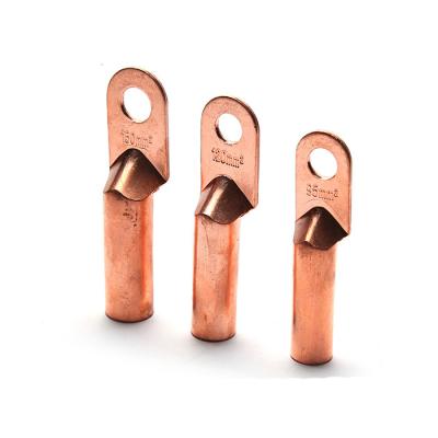 China High Quality Bimetal Lug Size DT Copper And Aluminum Wire Connector Cable Shoes for sale
