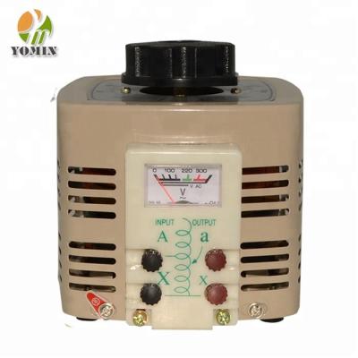 China TDGC2 3KVA Single Phase 12 Amp Voltage Regulator 220V Variac for sale