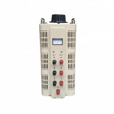 China TSGC2 9KVA Three Phase 12 Amp Voltage Regulator Variac Price for sale