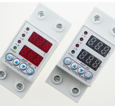 China Digital Voltage Protector Home Voltage Protector Electrical Voltage Surge Protector for sale